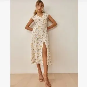 Reformation Dresses Reformation Wellfleet Dress In Tansy